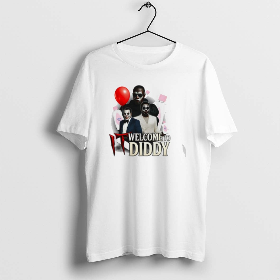 Official It Welcome To Diddy Clown Joke T-Shirts, Hoodie, Sweatshirt | RetroVerseTees.com