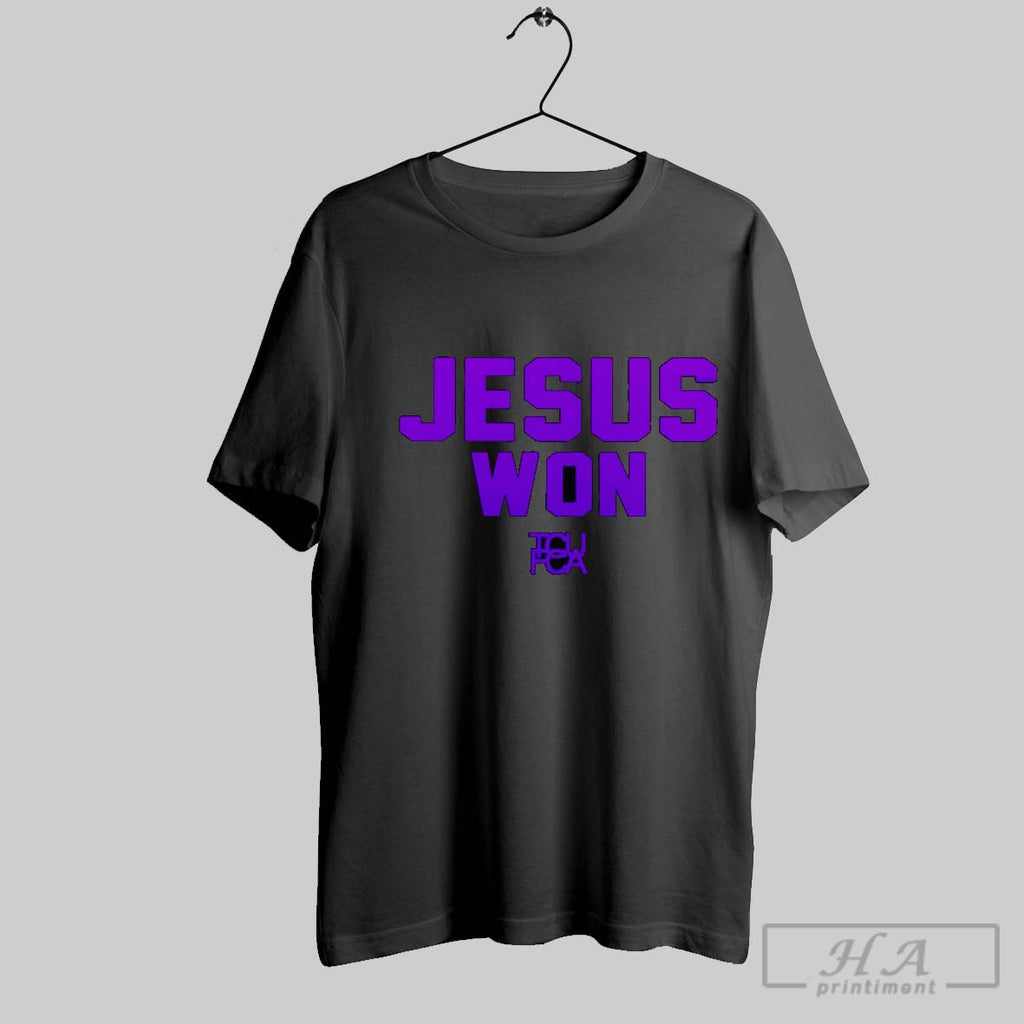 Official Jesus Won Tcu Football