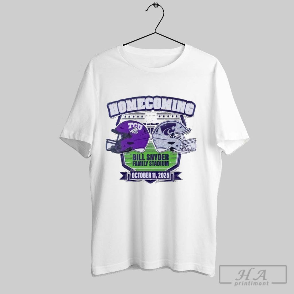 Official K State Wildcats Vs Tcu Horned Frogs 2025 Game Day Homecoming