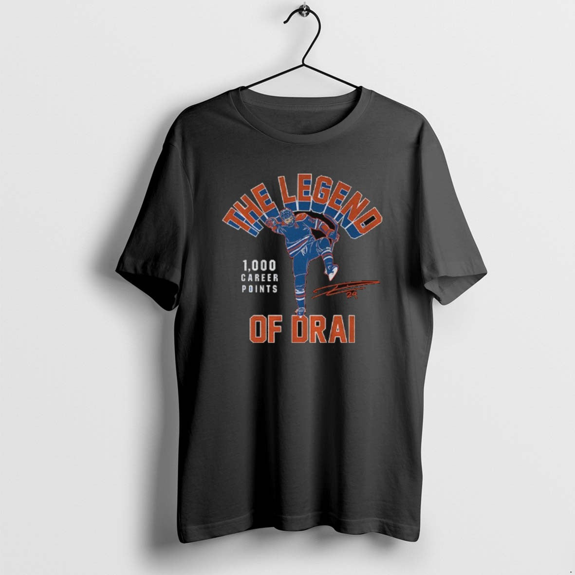 Official Leon Draisaitl The Legend Of Drai 1000 Career Points Signature T-Shirts, Hoodie, Sweatshirt | RetroVerseTees.com