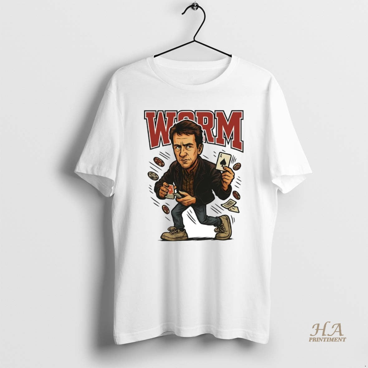 Official Lester Worm Murphy Rounders Caricature