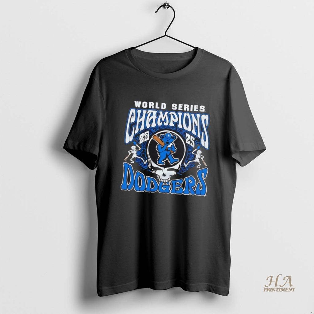 Official Los Angeles Dodgers Grateful Dead World Series Champions 2025