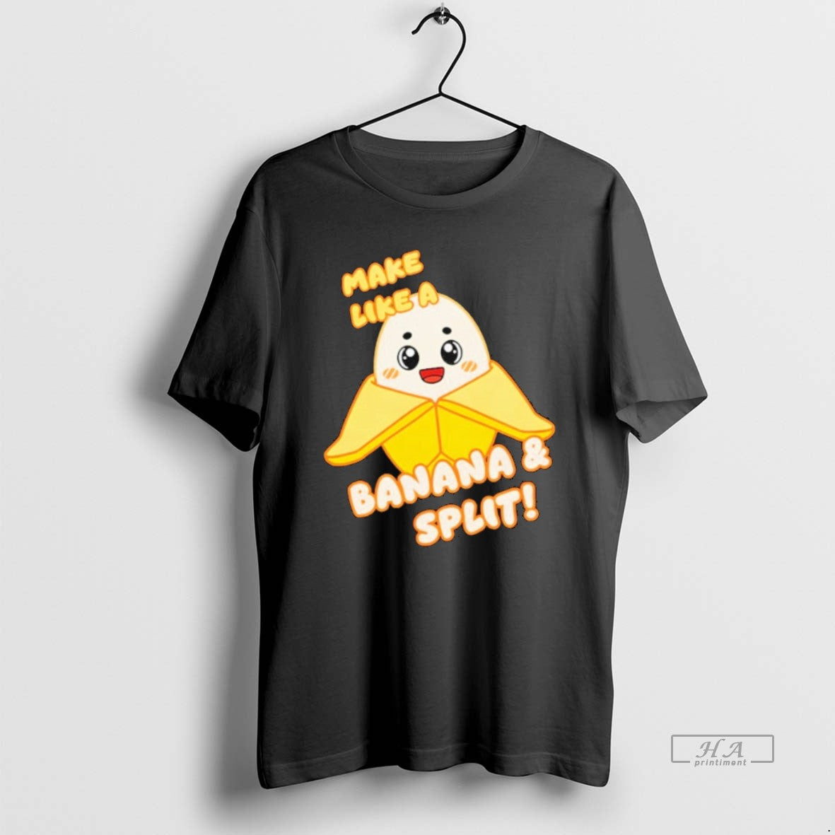 Official Make Like A Banany Banana Split T-Shirts, Hoodie, Sweatshirt | RetroVerseTees.com