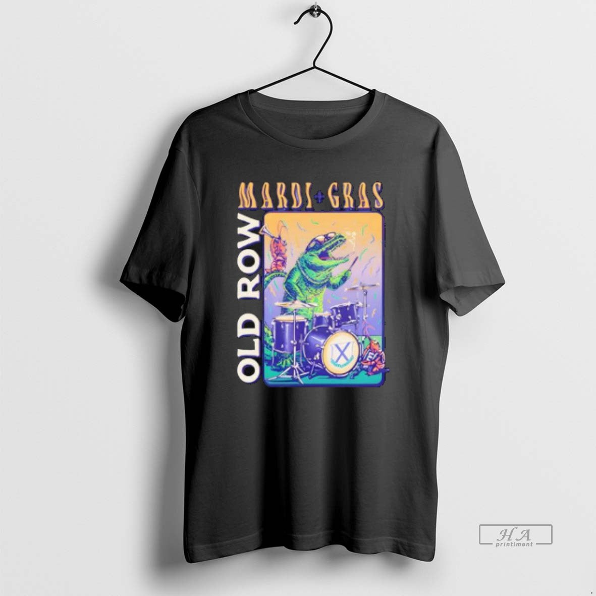 Official Mardi Gras Gator Band Old Row T-Shirts, Hoodie, Sweatshirt | RetroVerseTees.com