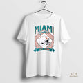 Official Miami Dolphins Football Vintage Style Ornaments White