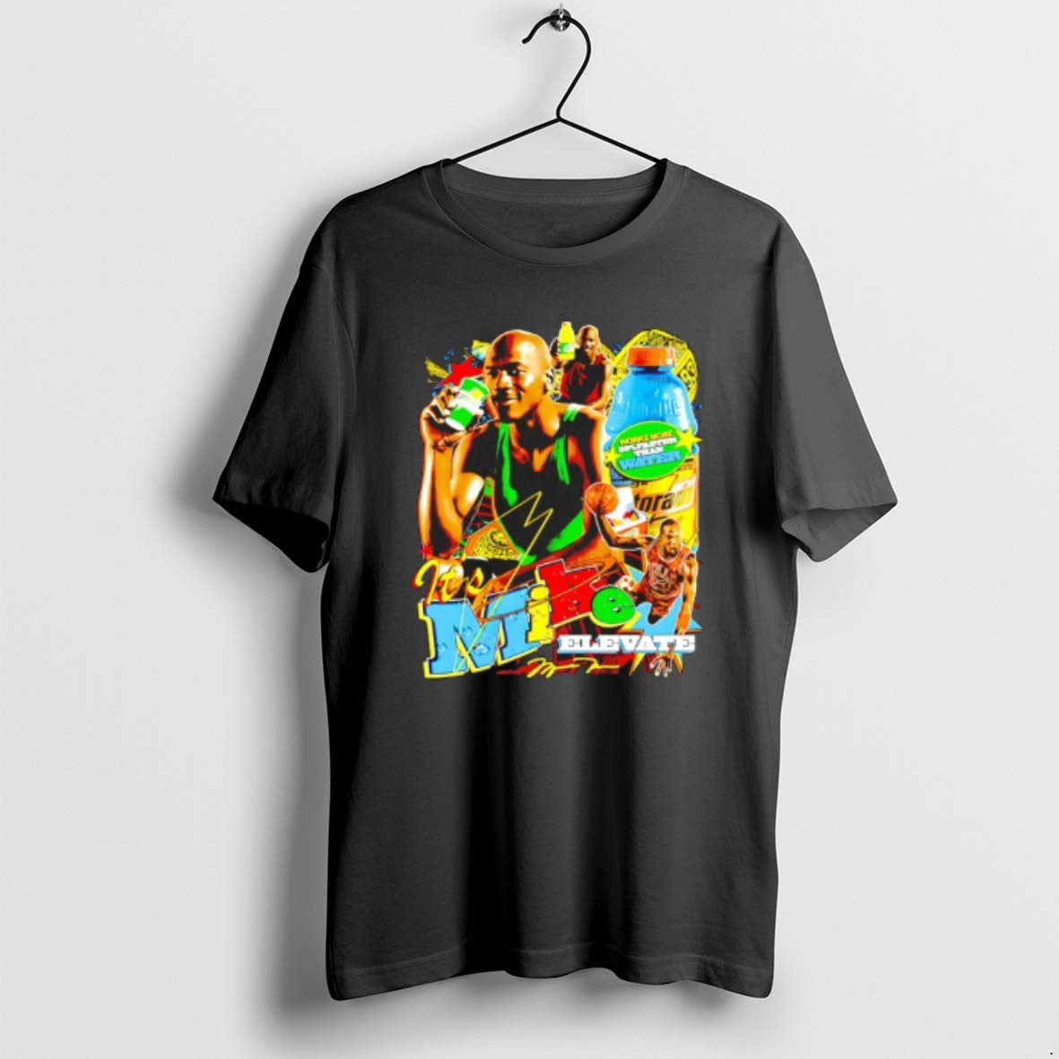 Official Michael Thirst Like Mike Elevate Graphic T-Shirts, Hoodie, Sweatshirt | RetroVerseTees.com