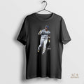 Official Miguel Rojas Running Los Angeles Dodgers Mlb Baseball Signature Tee (1)