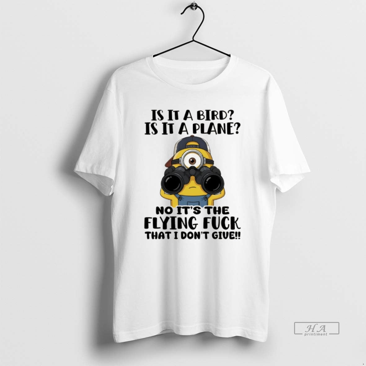 Official Minion Is It A Bird Is It A Plane No Its The Flying Fuck T-Shirts, Hoodie, Sweatshirt | RetroVerseTees.com