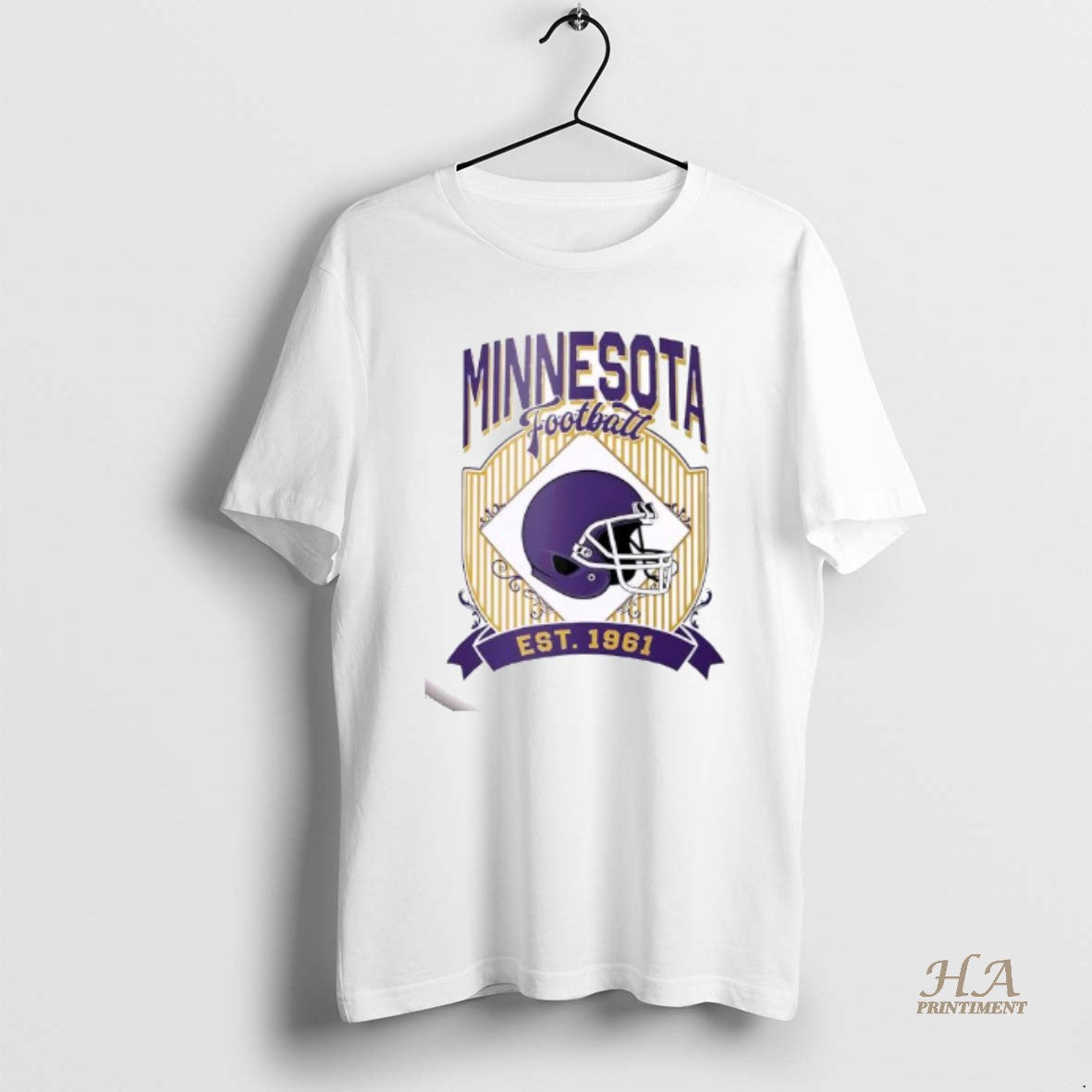 Official Minnesota Vikings Football Vintage Style Ornaments White