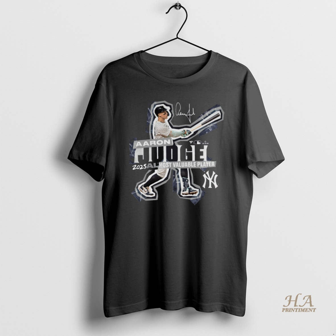 Official New York Yankees Aaron Judge 2025 National League Most Valuable Player Signature