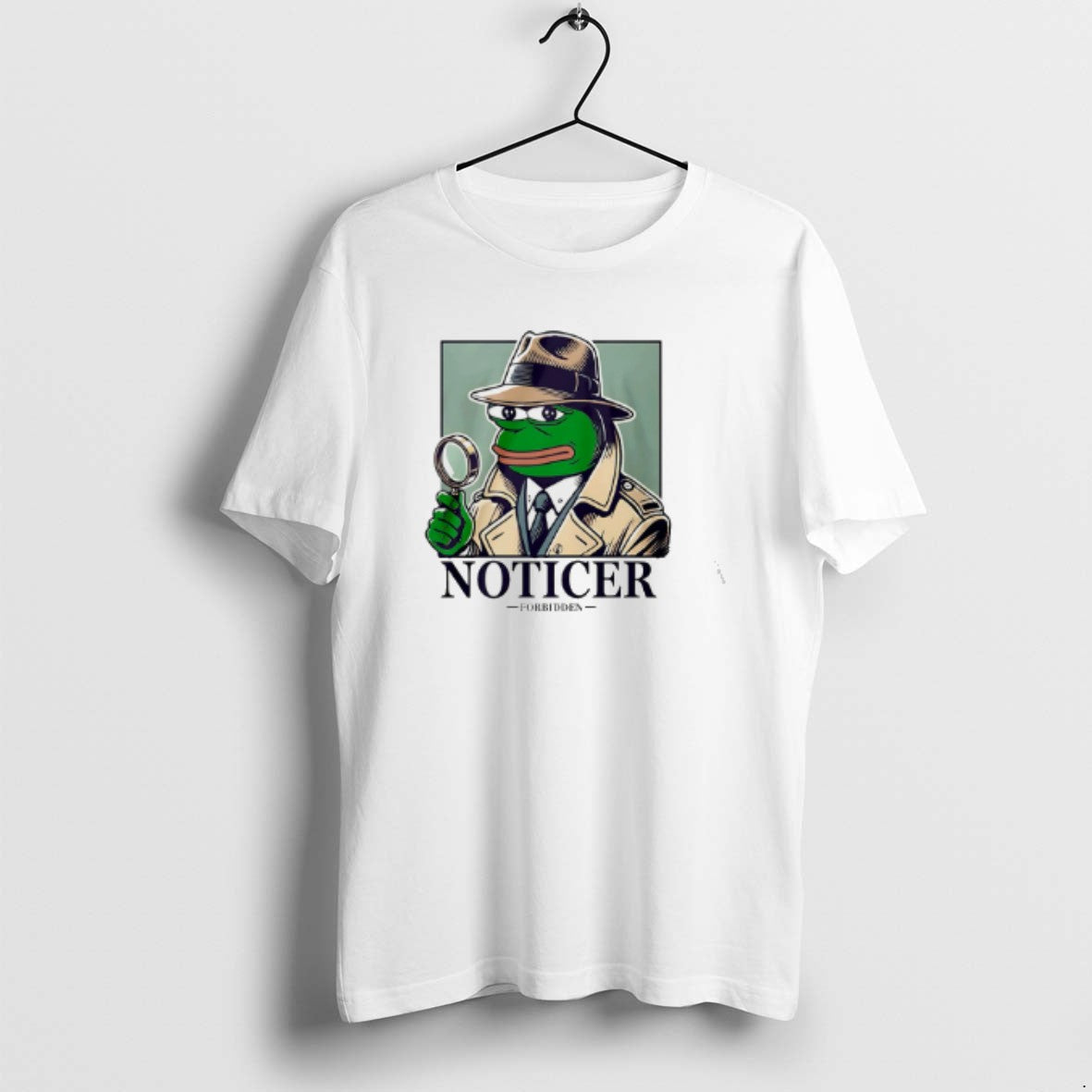 Official Noticer Pepe Forbidden T-Shirts, Hoodie, Sweatshirt | RetroVerseTees.com