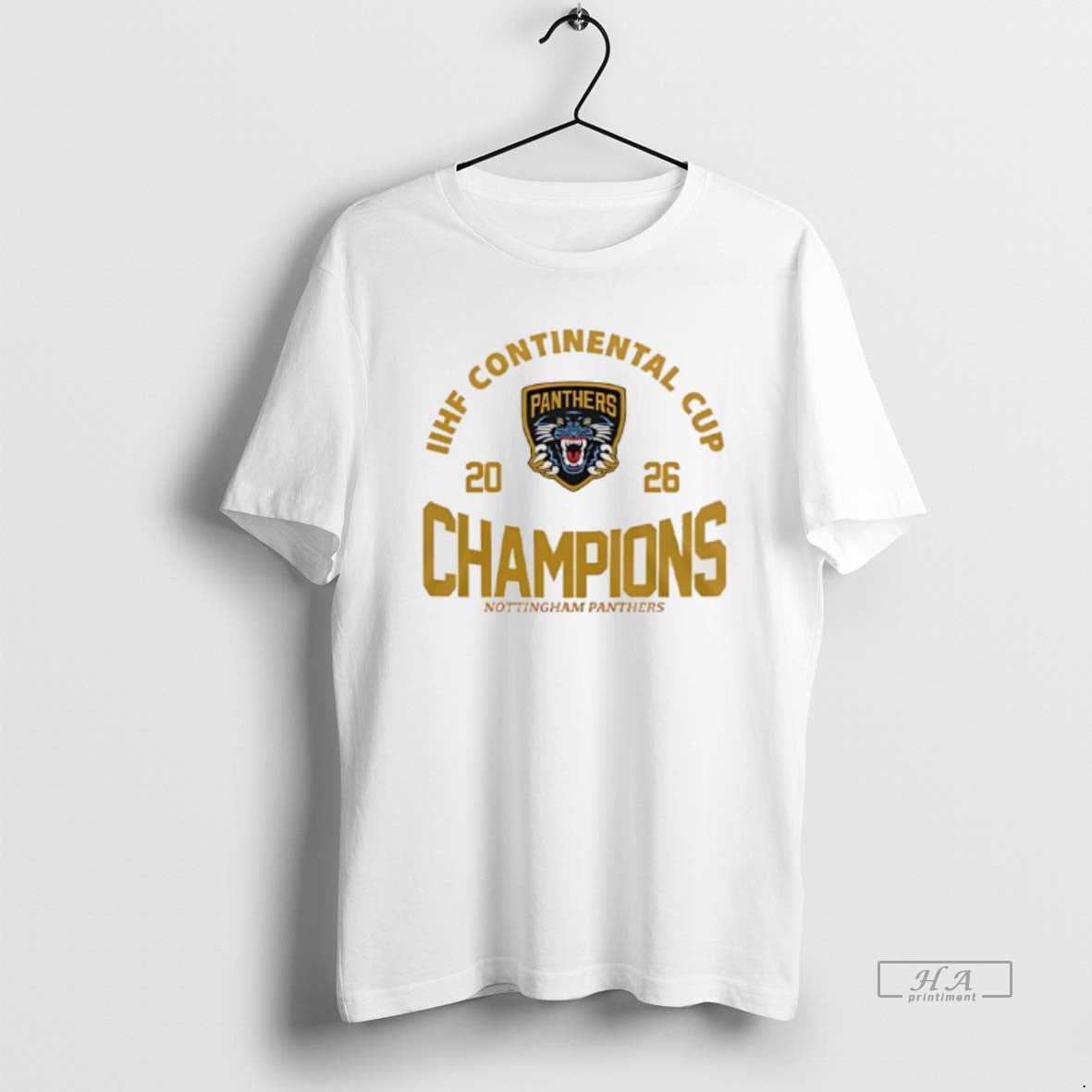 Official Nottingham Panthers Iihf Continental Cup Champions 2026 Logo T-Shirts, Hoodie, Sweatshirt | RetroVerseTees.com