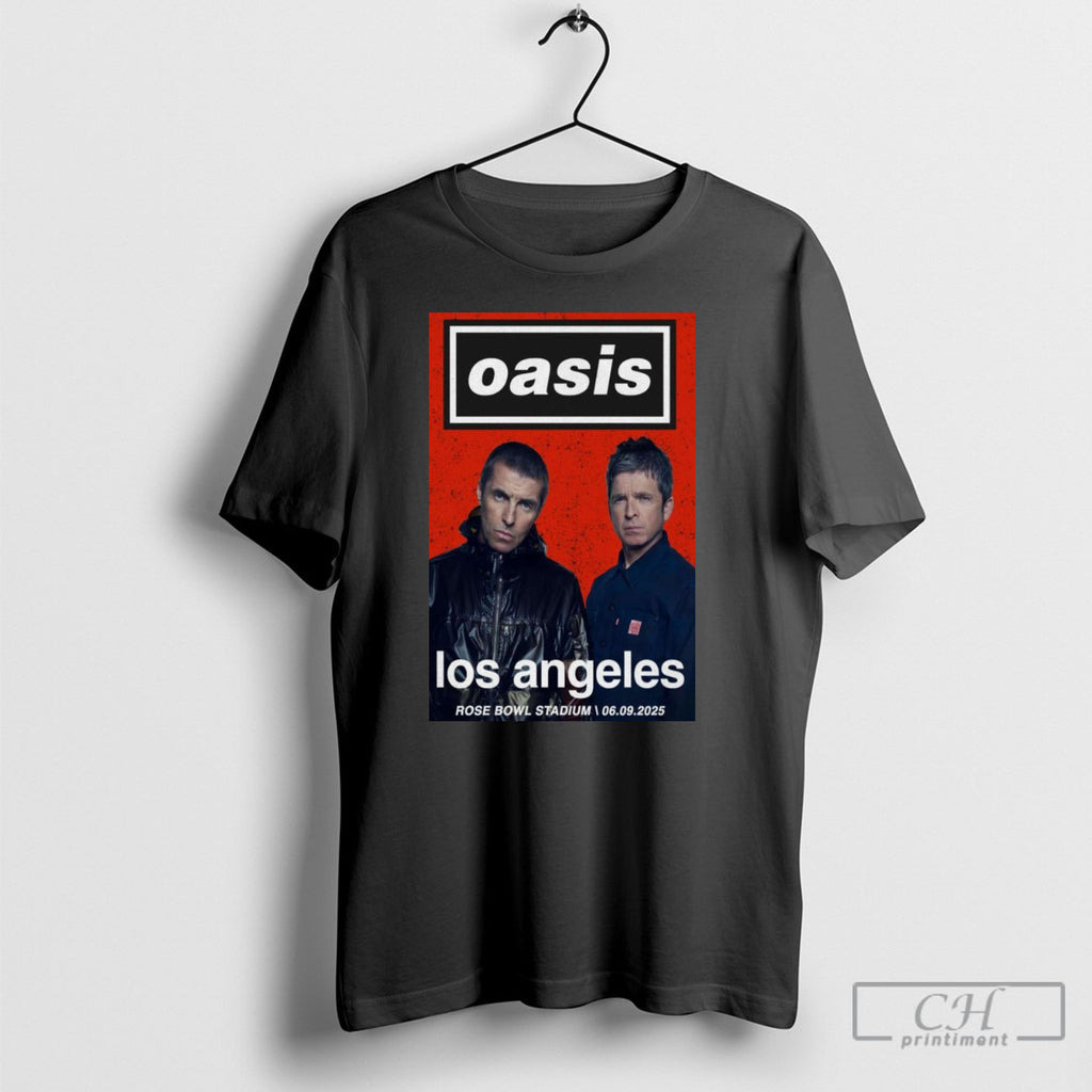 Official Oasis Live 25 Sep 06 2025 Concert Los Angeles Ca Poster Shirt Tee