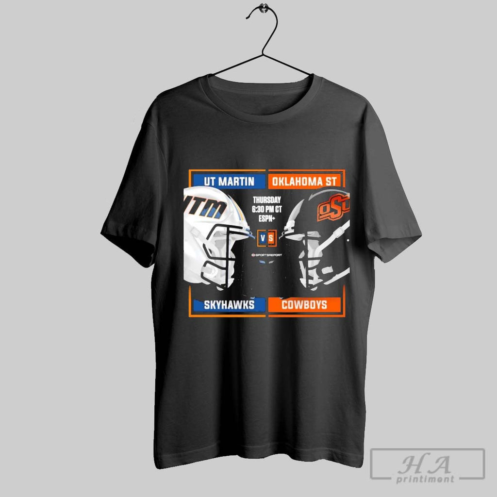 Official Oklahoma State Cowboys Vs Ut Martin Skyhawks 2025 Gameday Football Matchup