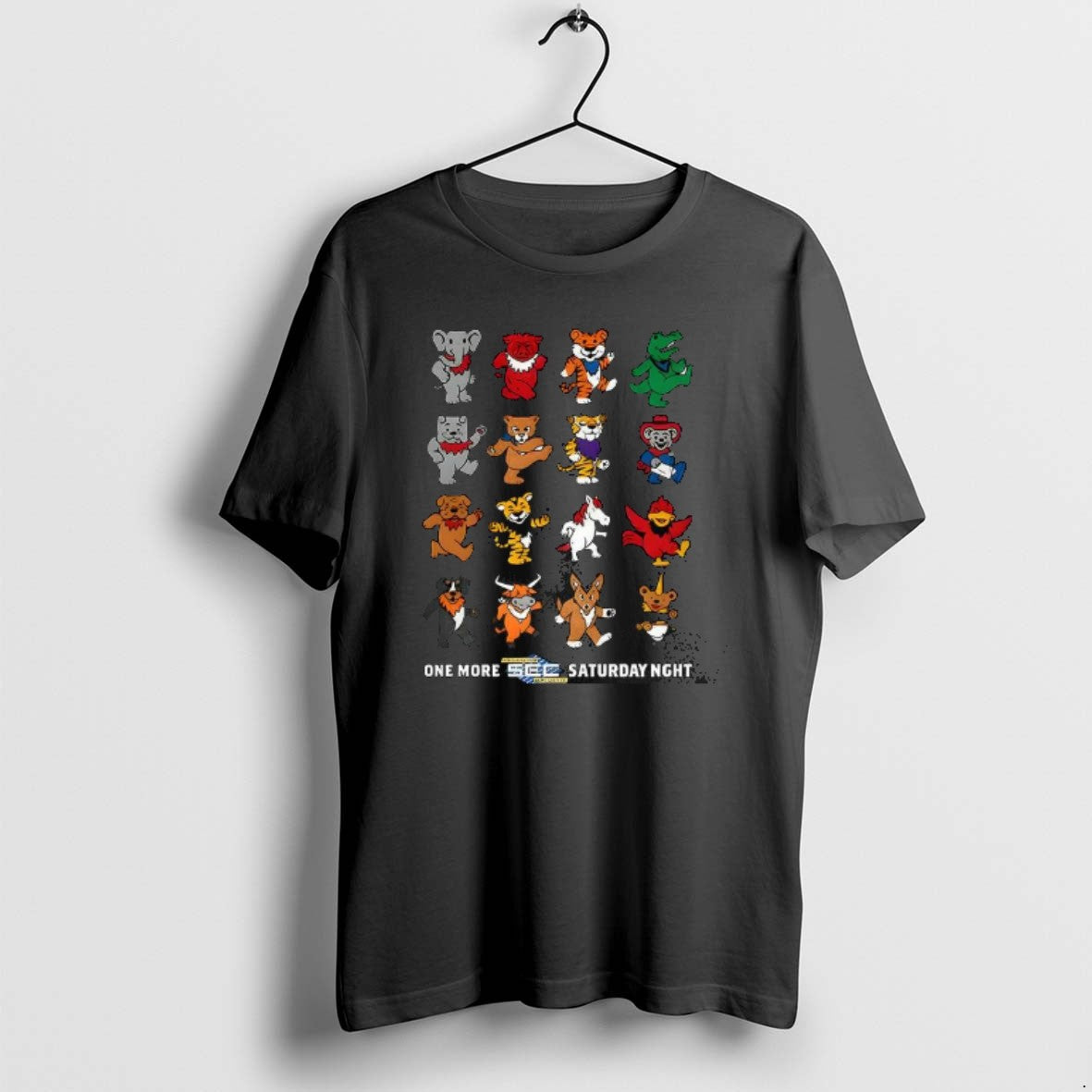 Official One More Sec Football Saturday Night Mascot Cartoon T-Shirts, Hoodie, Sweatshirt | RetroVerseTees.com