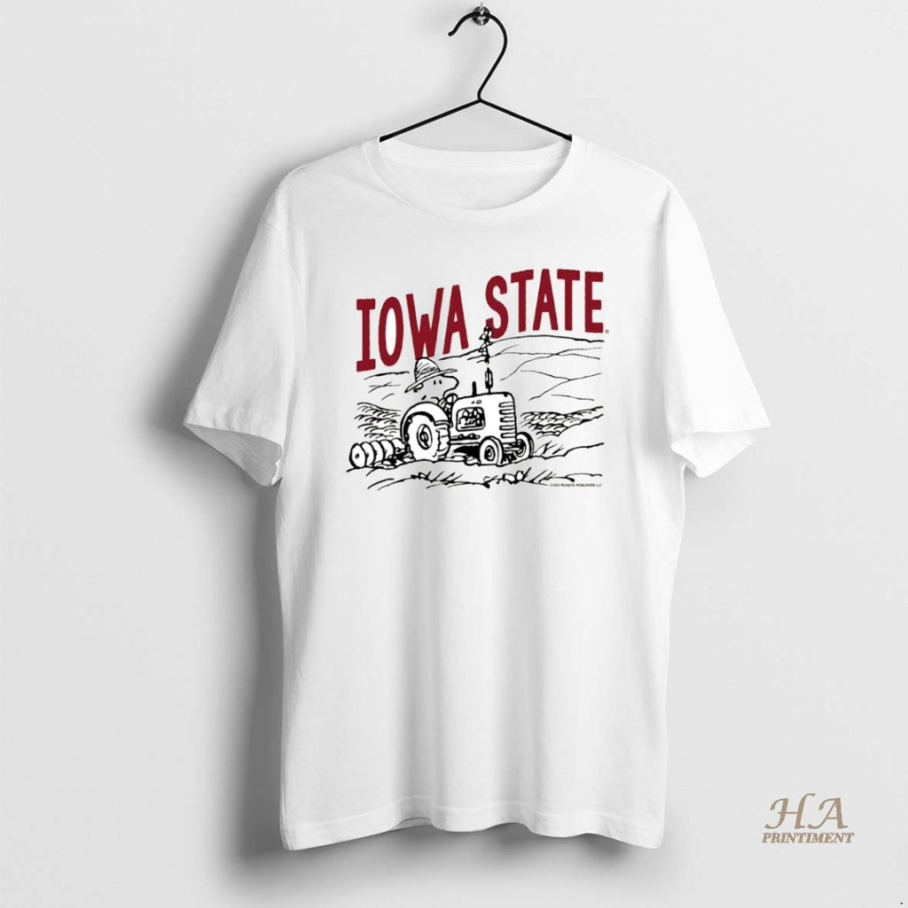 Official Peanuts X Iowa State Woodstock Farmer Circle