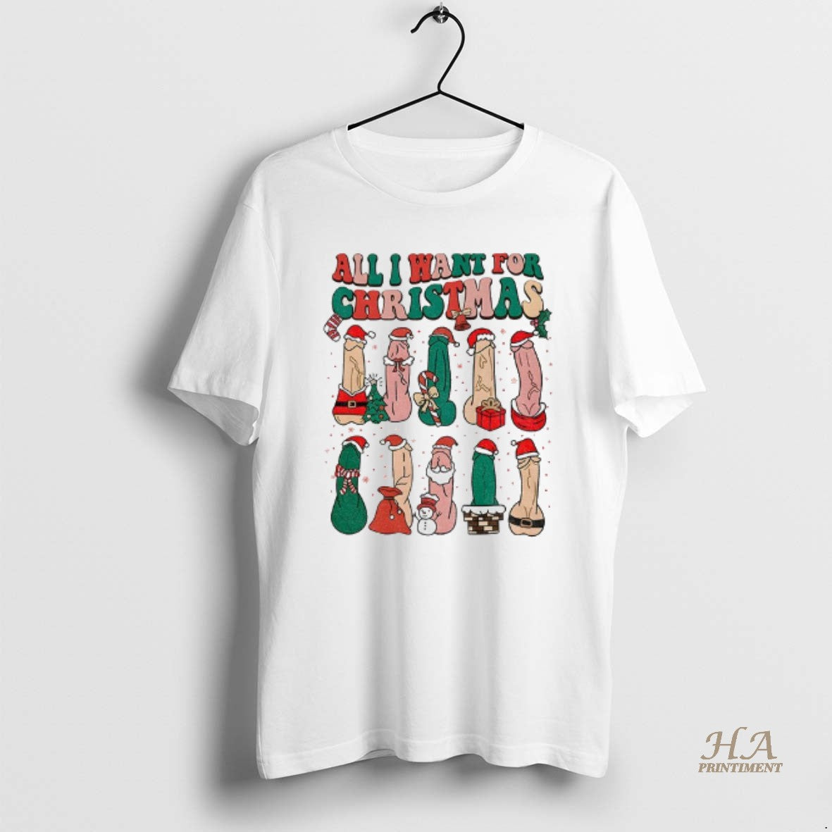 Official Penis All I Want For Merry Christmas Xmas Naughty