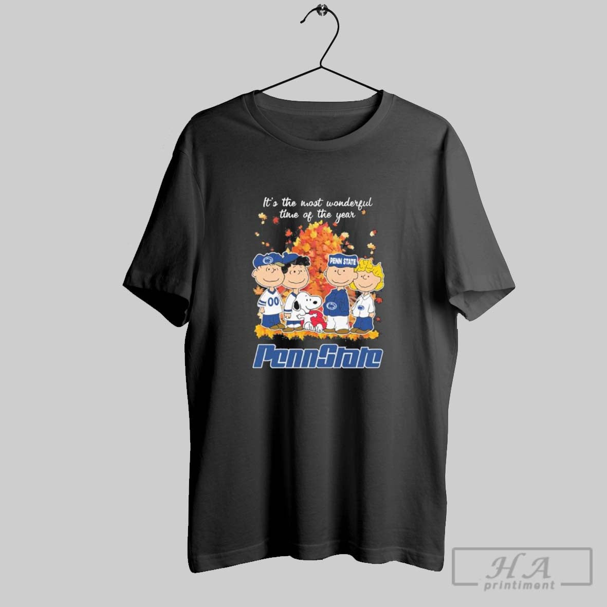 Official Penn State Nittany Lions And Peanuts Characters Its The Most Wonderful Time Of The