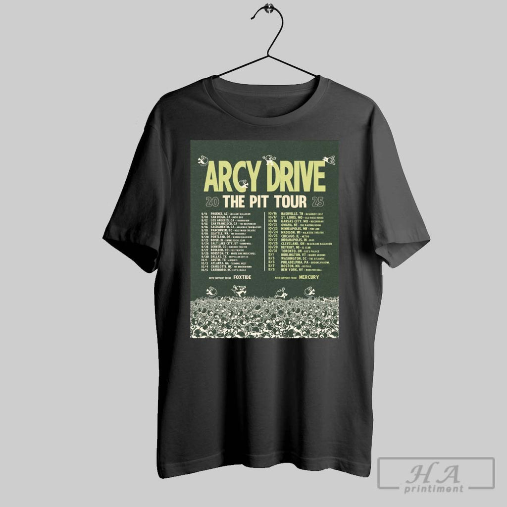 Official Poster Arcy Drive The Pit Tour 2025 9 9 Phoenix Az Crescent Ballroom