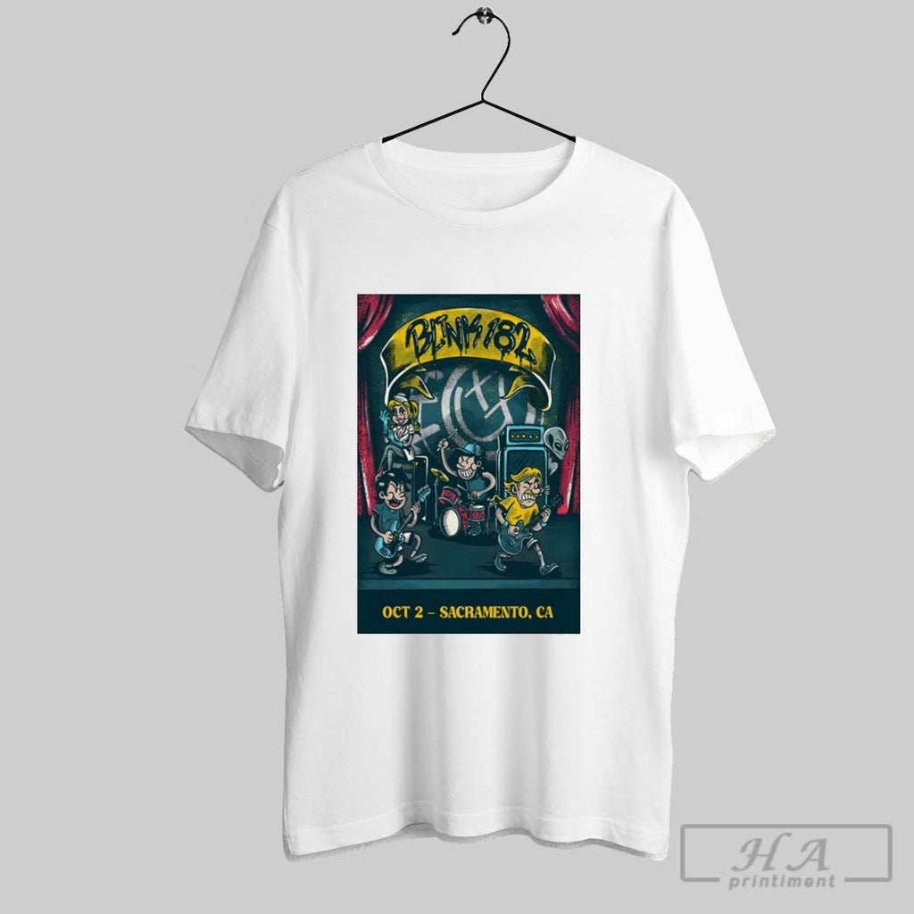 Official Poster Blink 182 October 2 2025 Aftershock Festival In Sacramento Ca