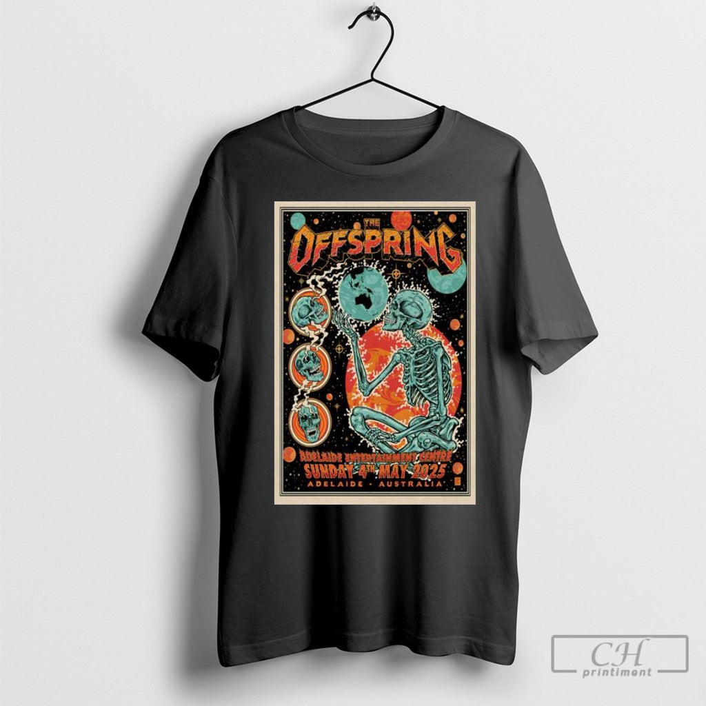 Official Poster The Offspring Adelaide Entertainment Centre In Adelaide Australia May 4 2025 Tour