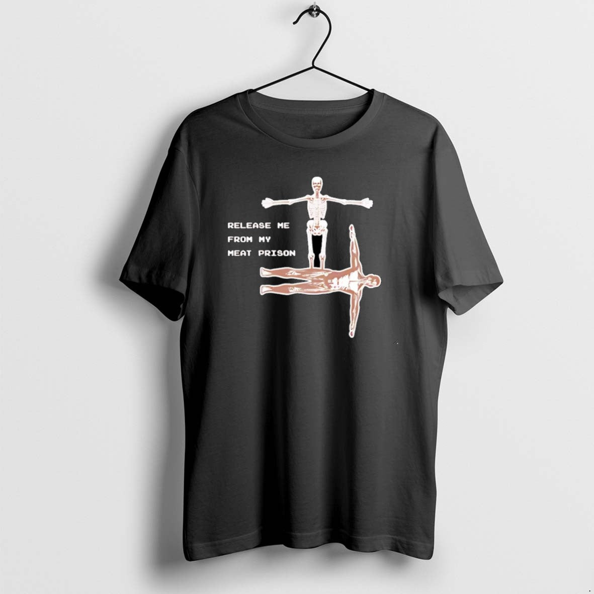 Official Release Me From My Meat Prison Christmas T-Shirts, Hoodie, Sweatshirt | RetroVerseTees.com
