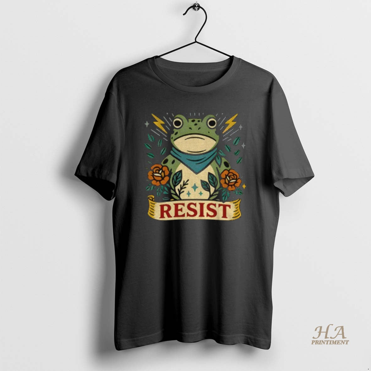 Official Resist Portland Frog Protest Floral