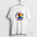 Official Respect All Humans Lgbt Flag T-Shirts, Hoodie, Sweatshirt | RetroVerseTees.com