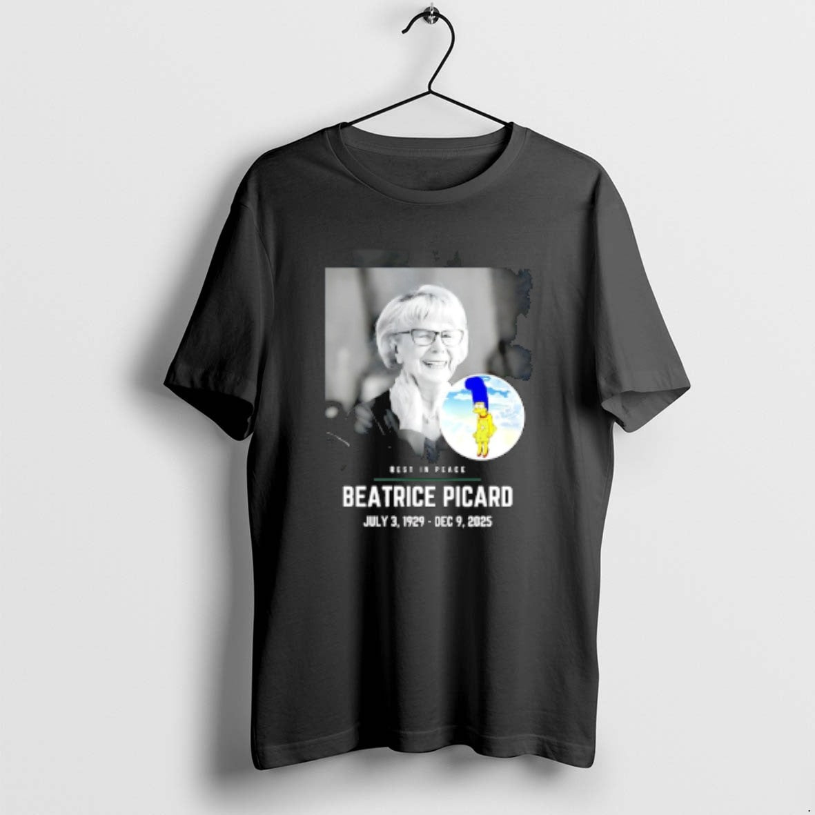 Official Rest In Peace Beatrice Picard 1929 2025 T-Shirts, Hoodie, Sweatshirt | RetroVerseTees.com