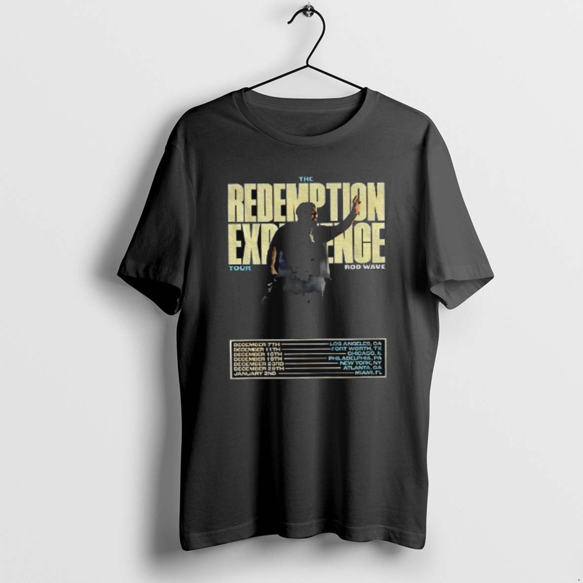 Official Rod Wave The Redemption Experience World Tour 2025 T-Shirts, Hoodie, Sweatshirt | RetroVerseTees.com