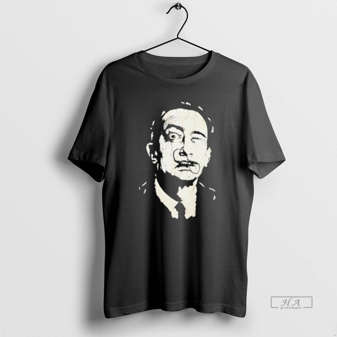 Official Salvador Dali Portrait Classic Retro T-Shirts, Hoodie, Sweatshirt | RetroVerseTees.com