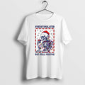 Official Santa Christmas Lights Skeleton Overstimulated But Still Festive T-Shirts, Hoodie, Sweatshirt | RetroVerseTees.com