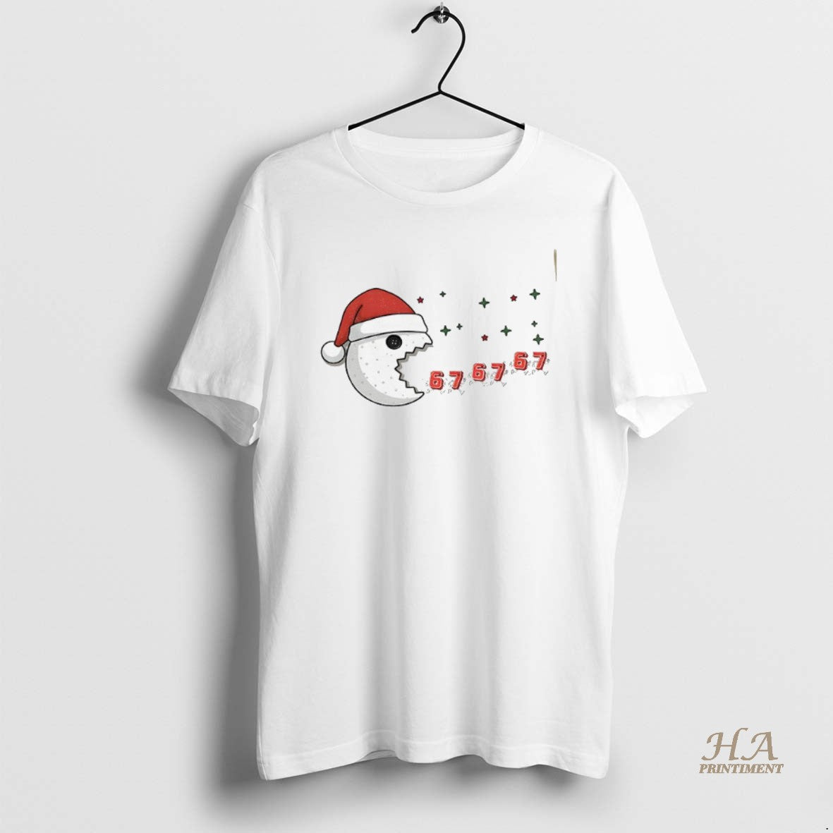Official Santa Hat 67 Meme Pacman Game Funny Christmas