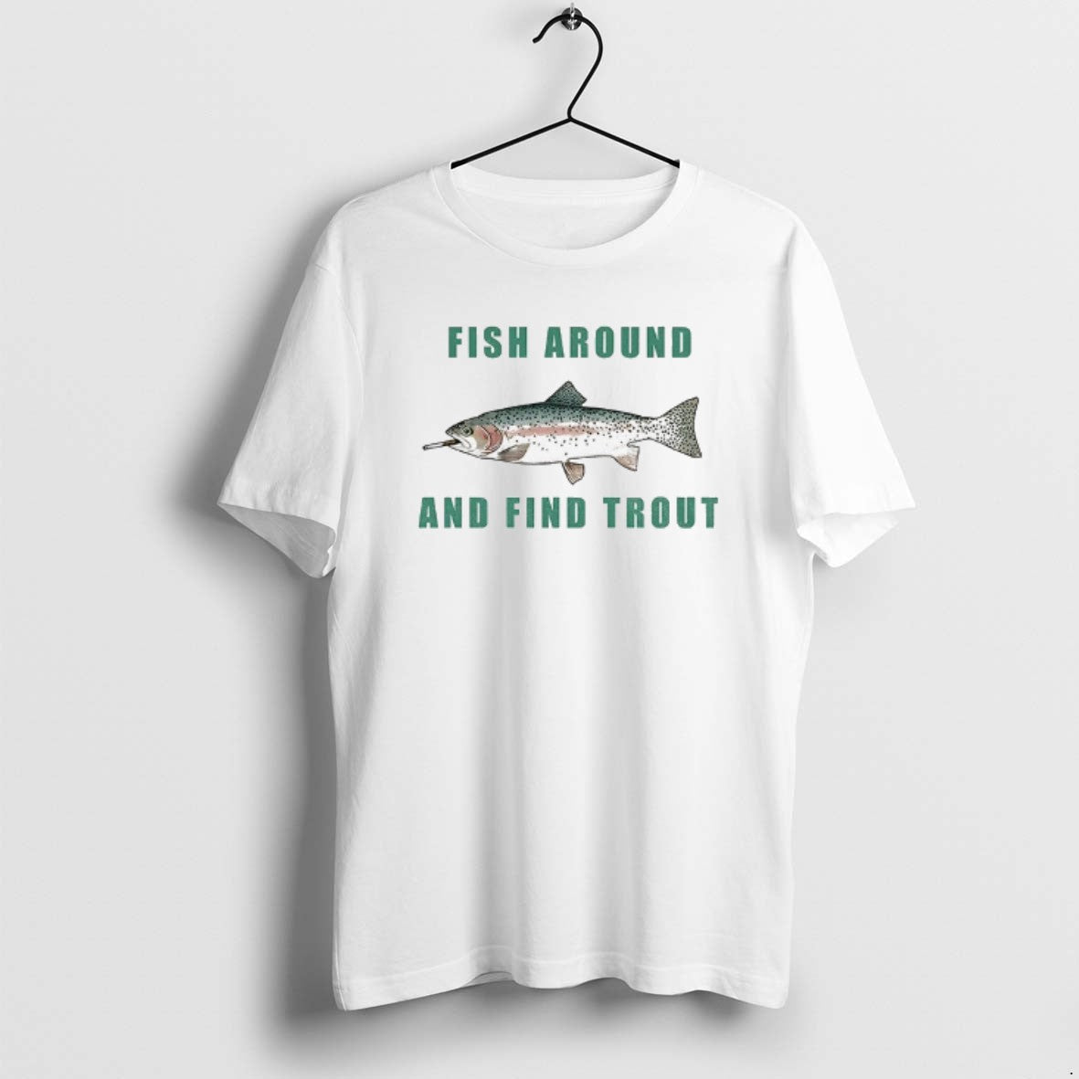 Official Searching For Trout Fish Around And Find Trout T-Shirts, Hoodie, Sweatshirt | RetroVerseTees.com