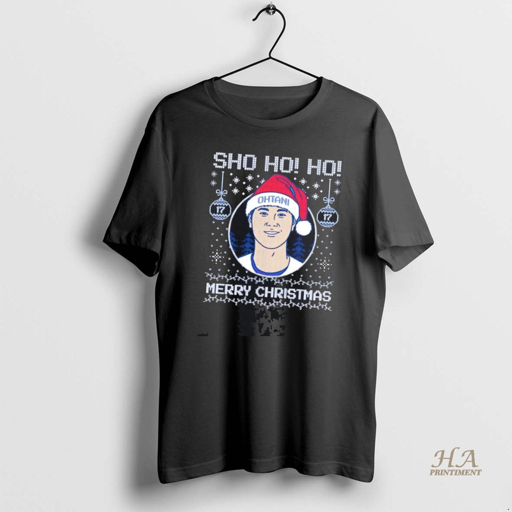 Official Shohei Ohtani Sho Ho Ho Dodgers Merry Christmas