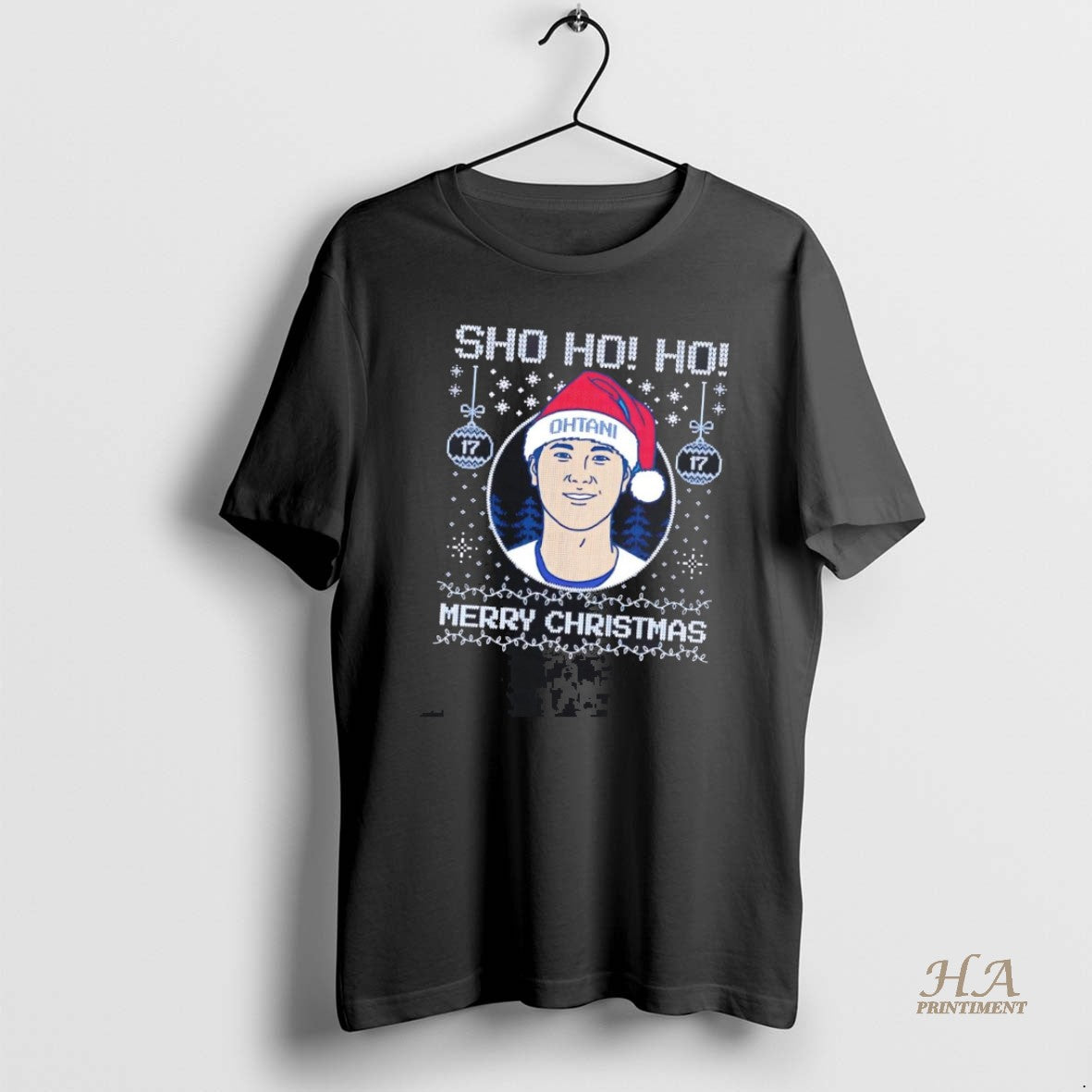 Official Shohei Ohtani Sho Ho Ho Dodgers Merry Christmas