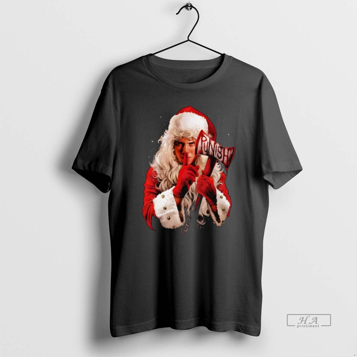 Official Silent Night Deadly Night Santas Watching Punish Axe Christmas T-Shirts, Hoodie, Sweatshirt | RetroVerseTees.com