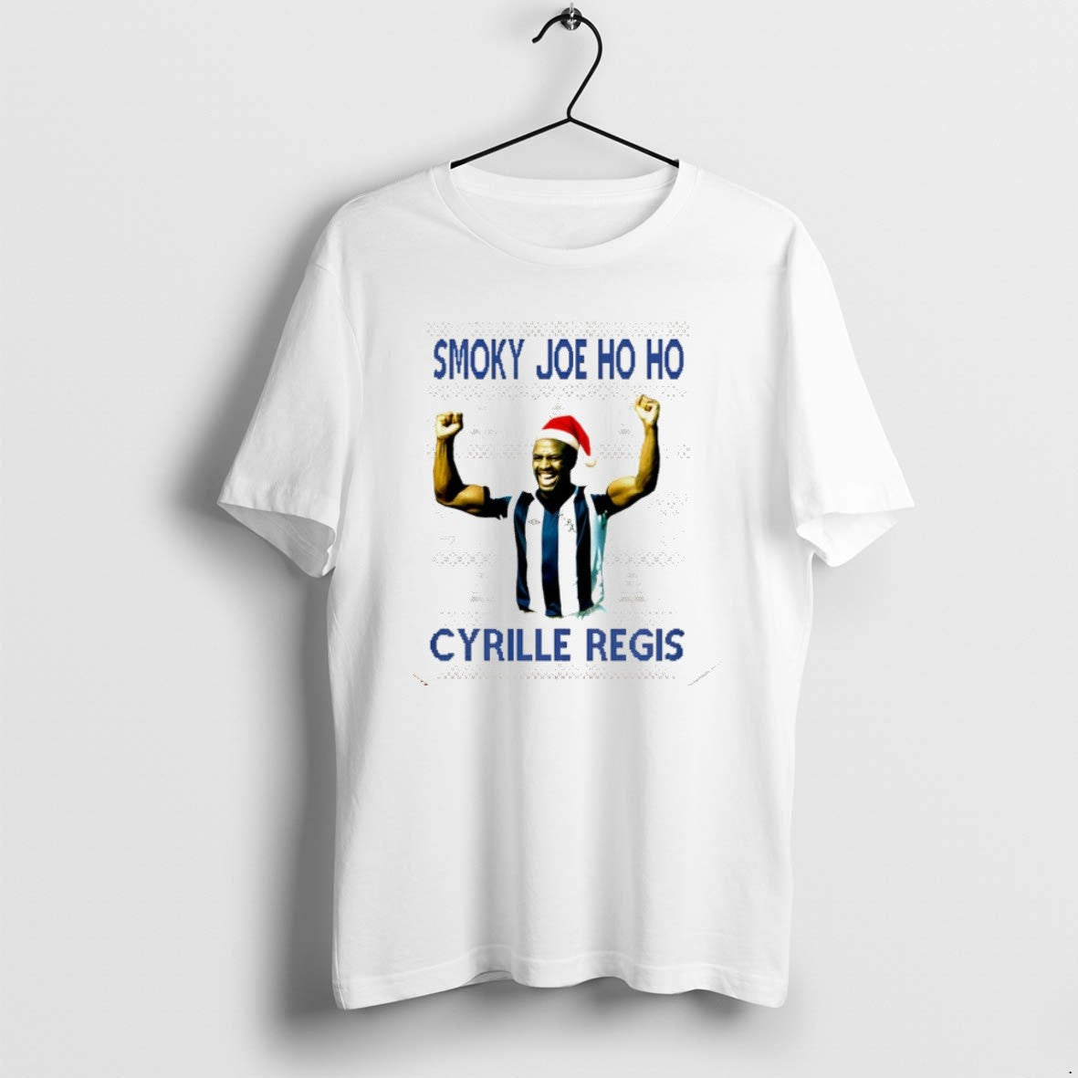 Official Smoky Joe Ho Ho Cyrille Regis West Brom Christmas Christmas T-Shirts, Hoodie, Sweatshirt | RetroVerseTees.com