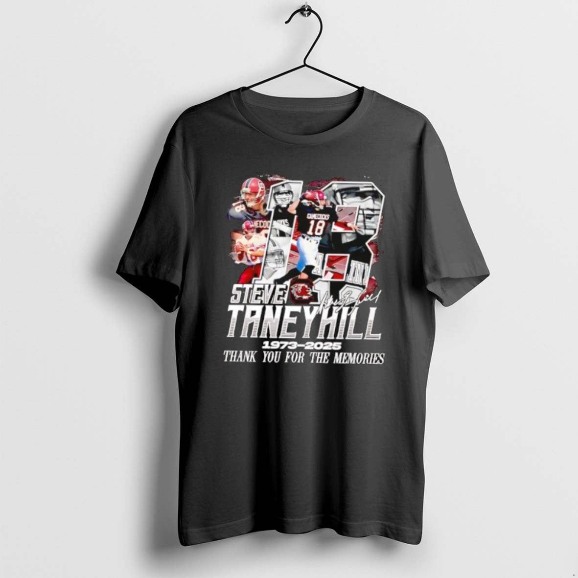 Official South Carolina Gamecocks Steve Taneyhill 1973 2025 T-Shirts, Hoodie, Sweatshirt | RetroVerseTees.com