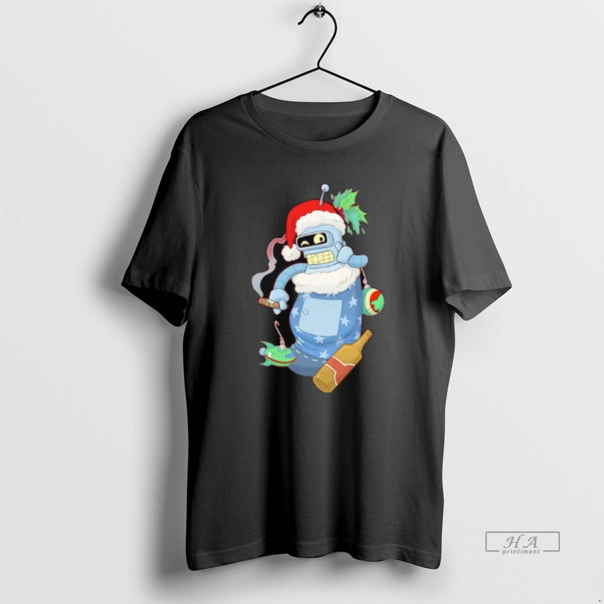 Official Stocking Stuffer Bendy Holding Cigar Merry Christmas T-Shirts, Hoodie, Sweatshirt | RetroVerseTees.com