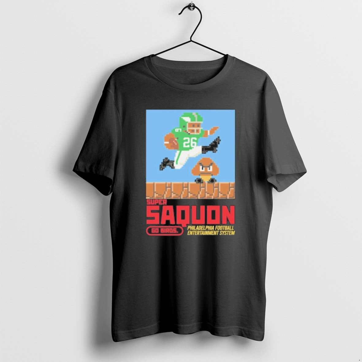Official Super Saquon Bros Entertainment System T-Shirts, Hoodie, Sweatshirt | RetroVerseTees.com