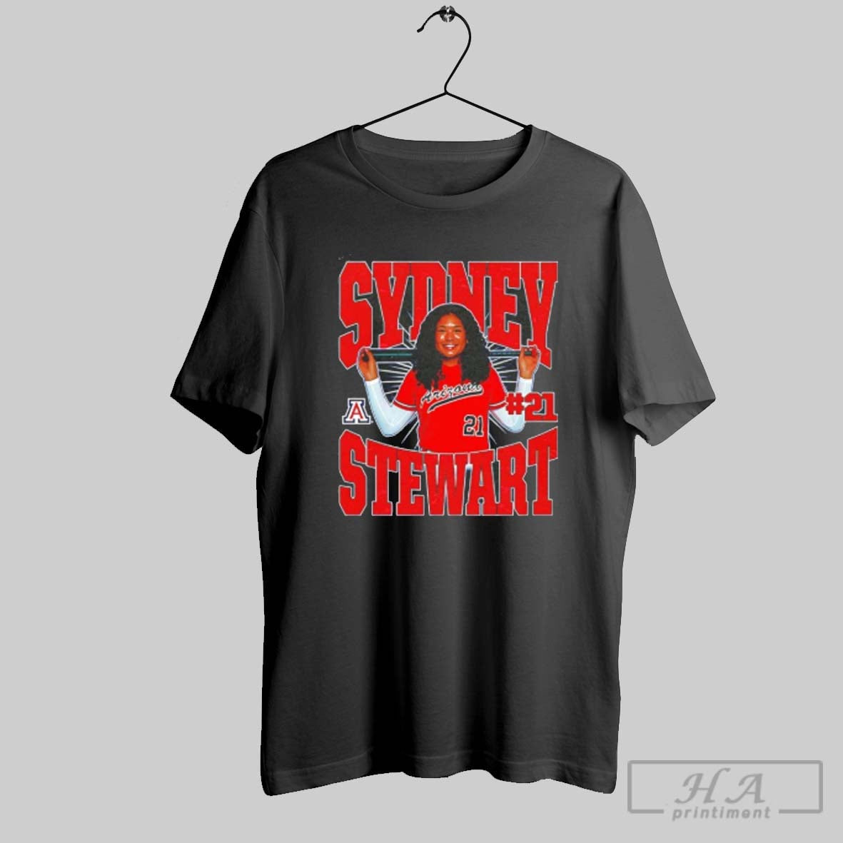 Official Sydney Stewart Arizona Softball Ncaa Cartoon