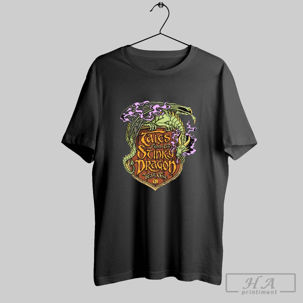Official Tales From The Stinky Dragon Year One Anniversary 2025 T Shirt Hoodie Sweater Long