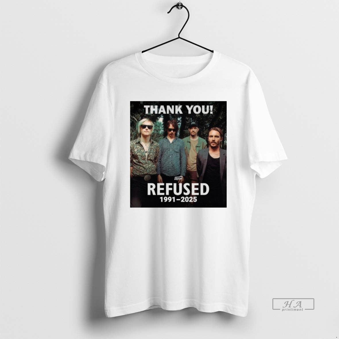 Official Thank You Legendary Swedish Band Refused 1991 2025 T-Shirts, Hoodie, Sweatshirt | RetroVerseTees.com