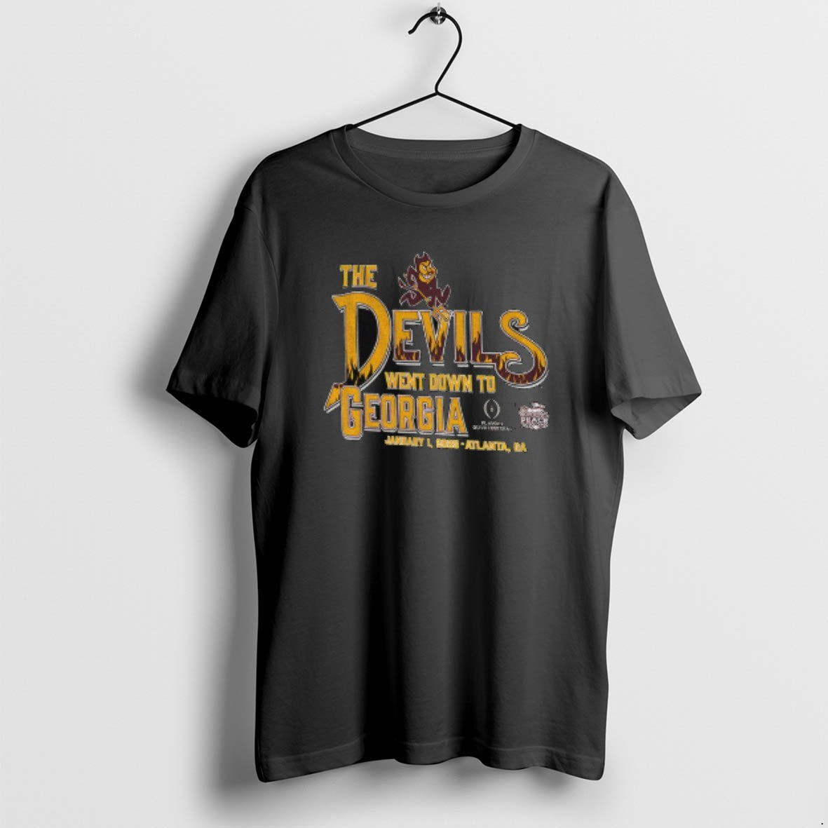 Official The Arizona State Sun Devils Went Down To Georgia Jan 1 T-Shirts, Hoodie, Sweatshirt | RetroVerseTees.com