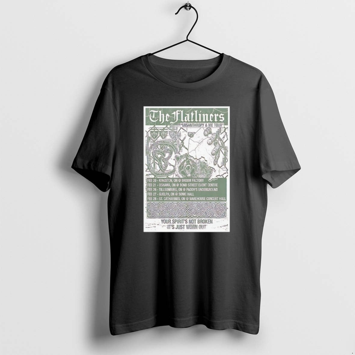 Official The Flatliners Misanthropy And Me Tour 2026 T-Shirts, Hoodie, Sweatshirt | RetroVerseTees.com
