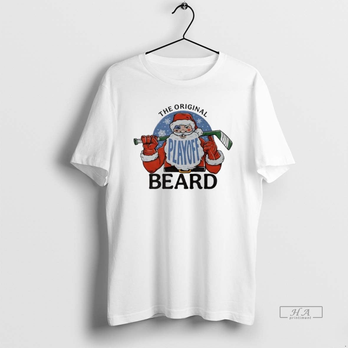 Official The Playoff Beard Santa Hockey T-Shirts, Hoodie, Sweatshirt | RetroVerseTees.com