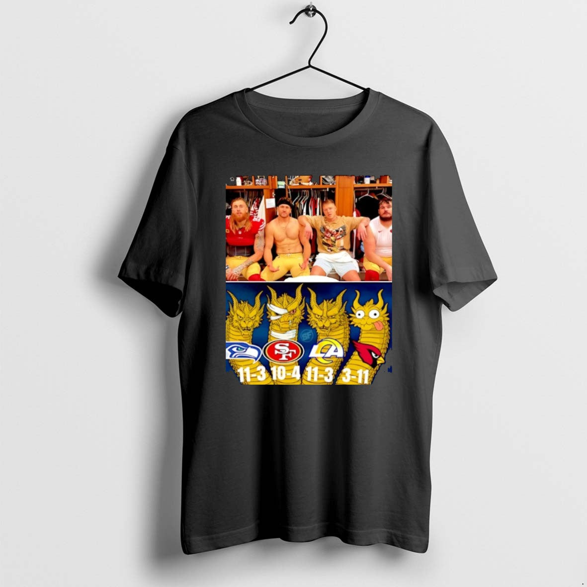 Official Thesfniners A Look At The Nfc West Christmas T-Shirts, Hoodie, Sweatshirt | RetroVerseTees.com