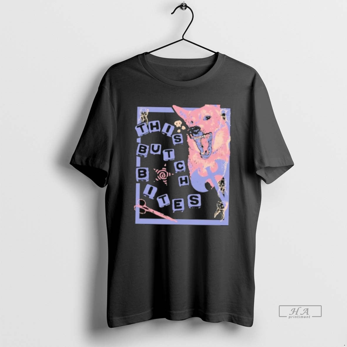 Official This Butch Bites Dog Art Retro T-Shirts, Hoodie, Sweatshirt | RetroVerseTees.com