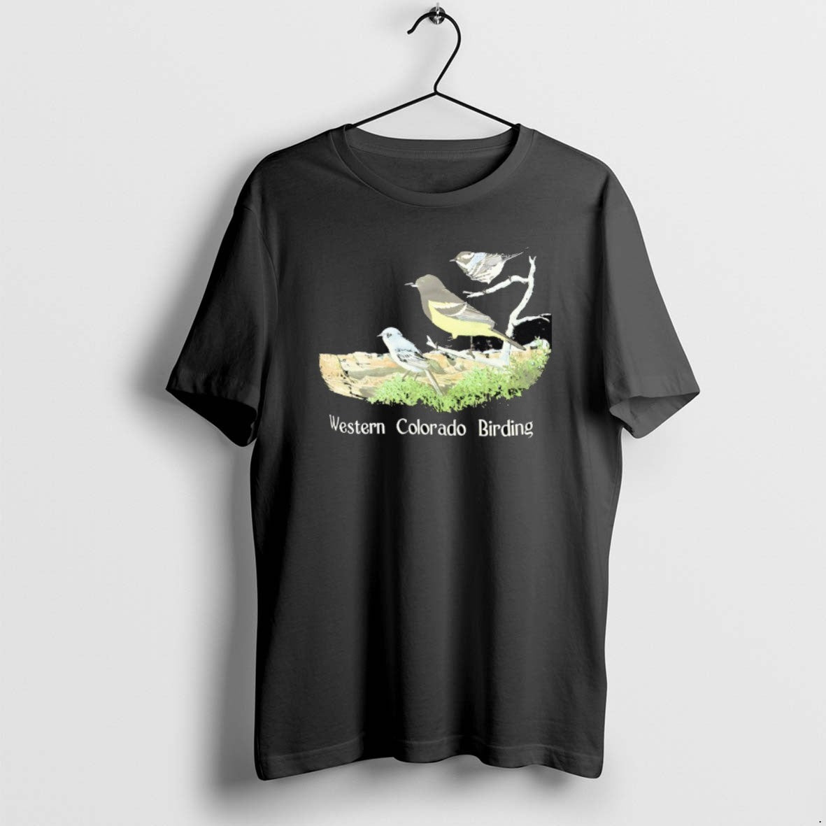 Official Thress Wagtail Tyrant Bird Western Colorado Birding T-Shirts, Hoodie, Sweatshirt | RetroVerseTees.com
